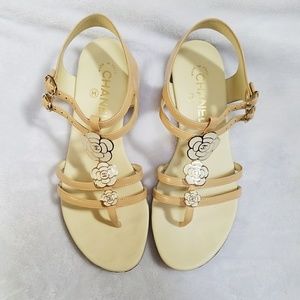 CHANEL Camellia flower sandal